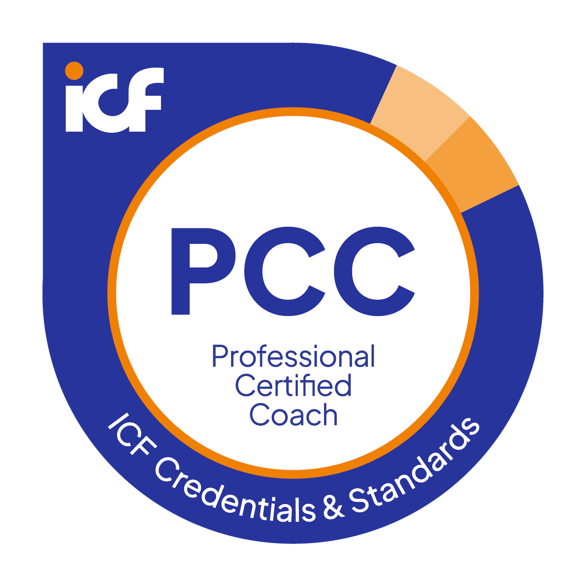 Badge PCC coachingsniveau ICF International Coaching Federation